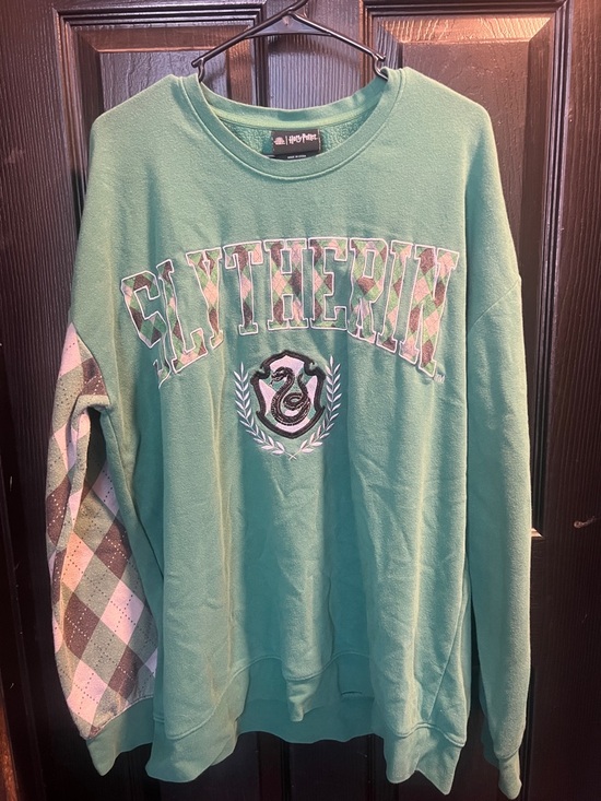 Wizarding World Of Harry Potter Sweaters - Slytherin Green Crewneck Sweater